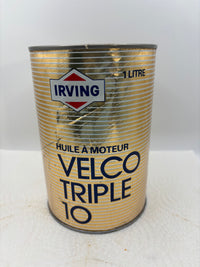 Irving Velco Triple 10 FULL oil can