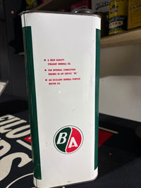 B/A Autolene British American 2 Gallon Oil Can