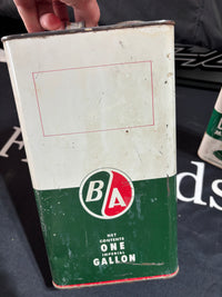 B/A British American 1 gallon oil can