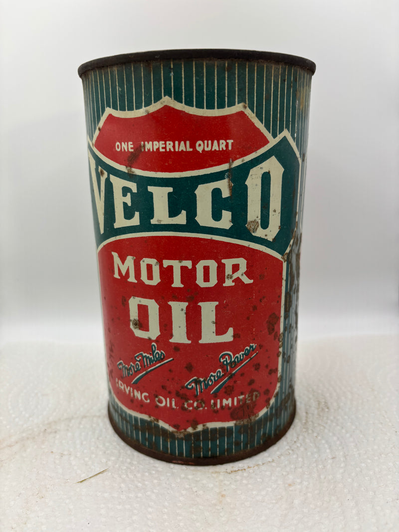 Early Irving Velco Oil Can (striped)