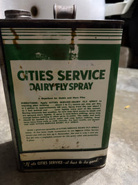 Cities Service Dairy Fly Spray 1 Gallon Can