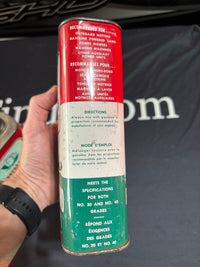 White Rose Outboard Oil and Power Mower Oil Can