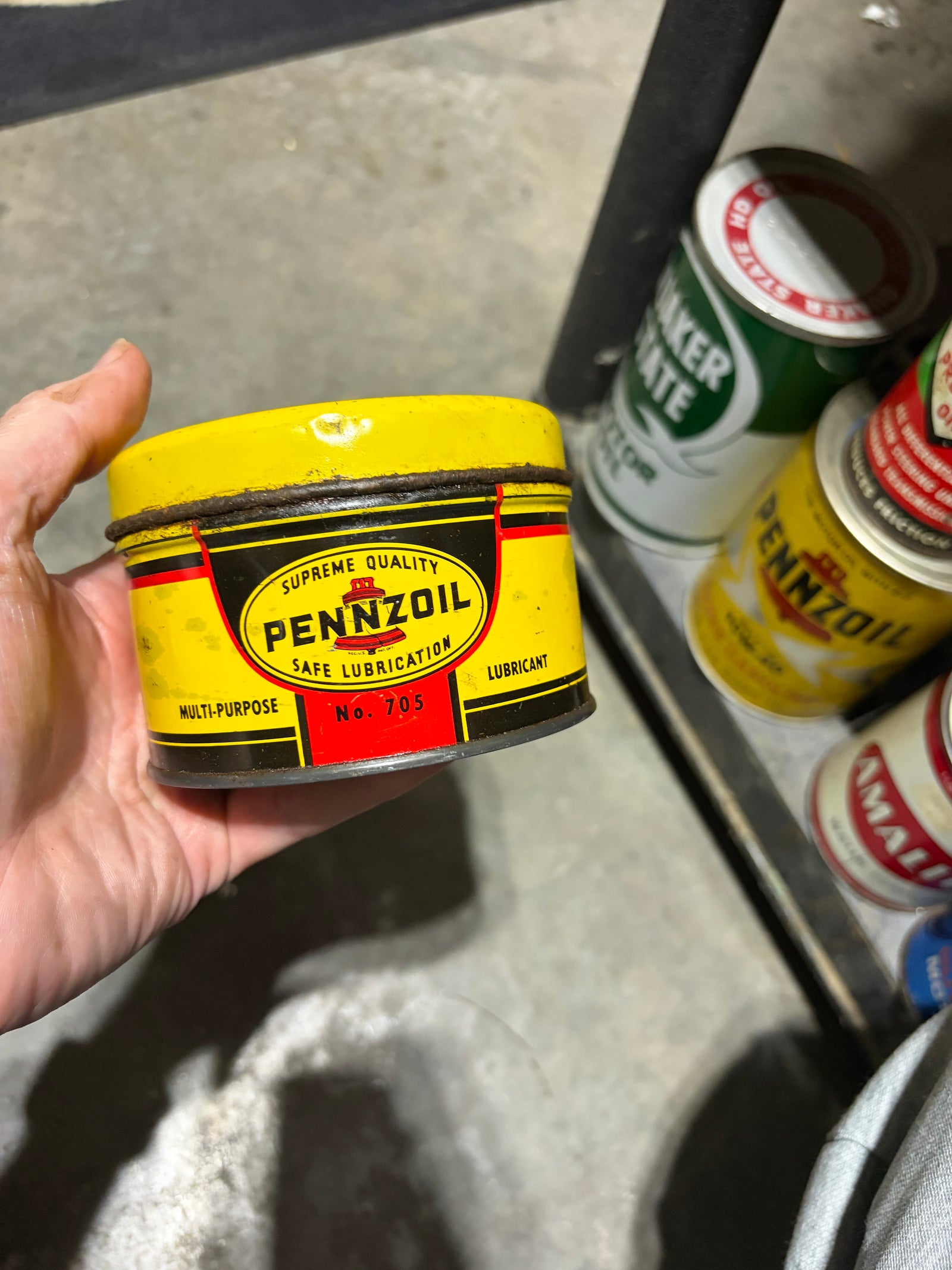 Pennzoil Grease Can Full no.705