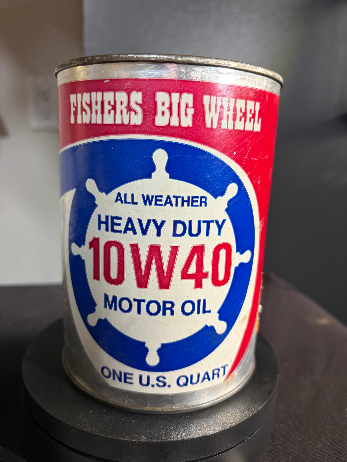 Fishers Big Wheel all weather heavy duty oil can