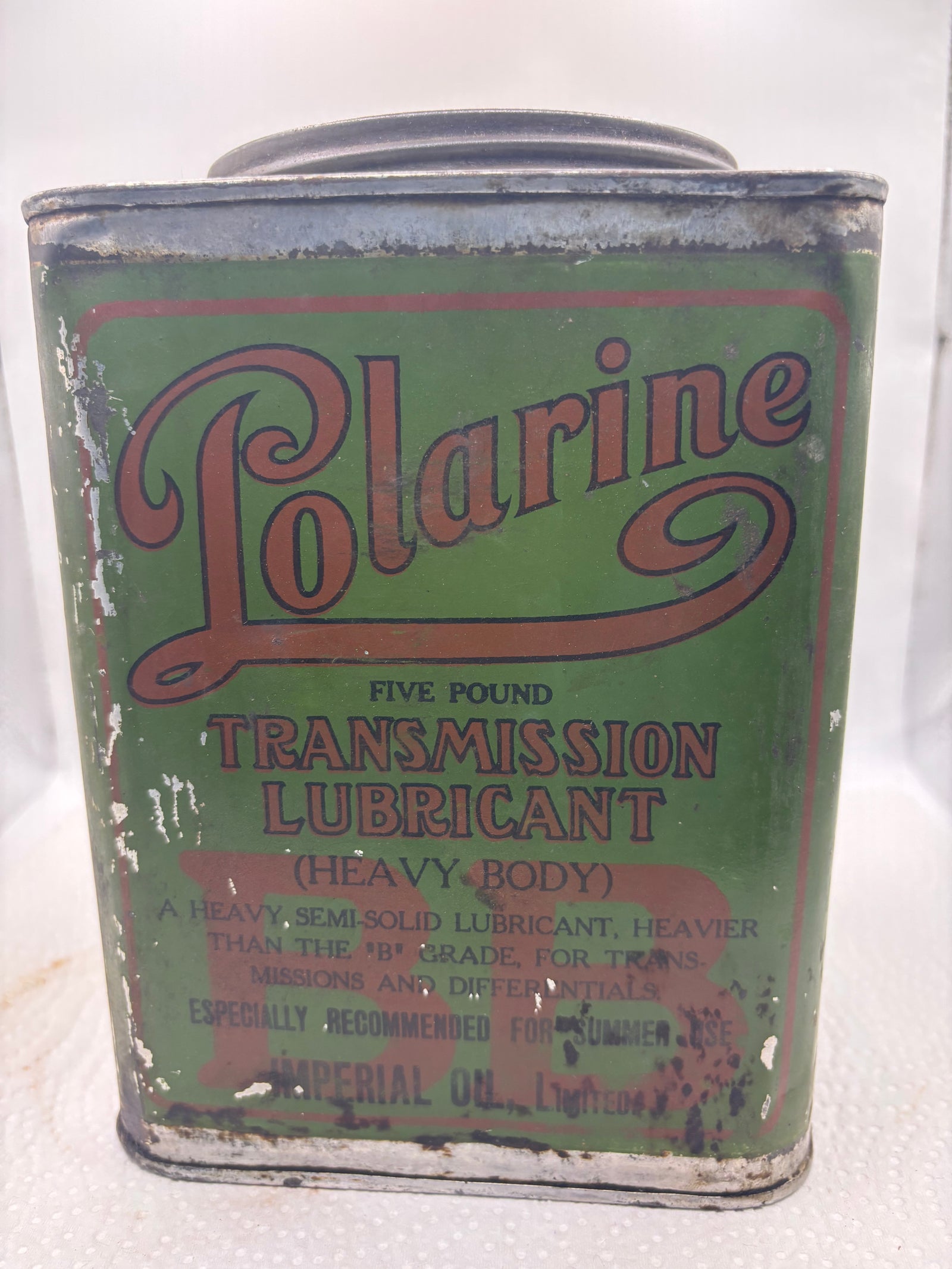 Early Polarine BB 5lb can