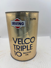 Irving Velco Triple 10 FULL oil can
