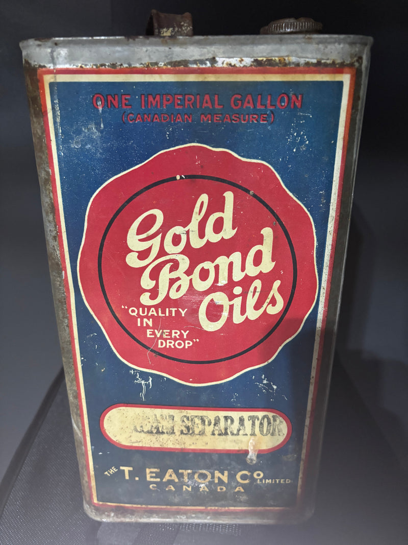 Gold Bond Oils 1 gallon can