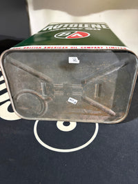 B/A British American Autolene 2 Gallon Oil Can