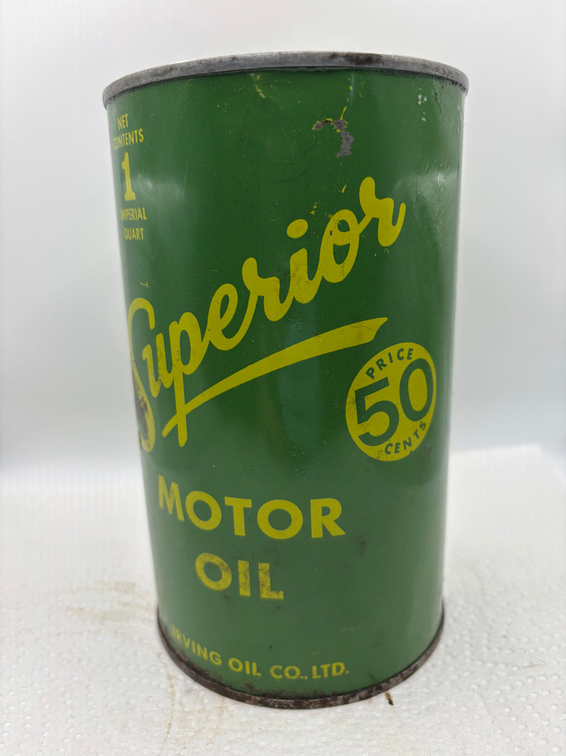Irving Superior 50 cent pricer FULL oil can