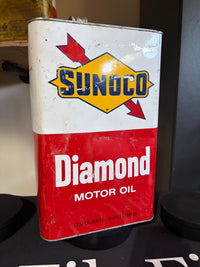 Sunoco Diamond 10 Quart Oil Can