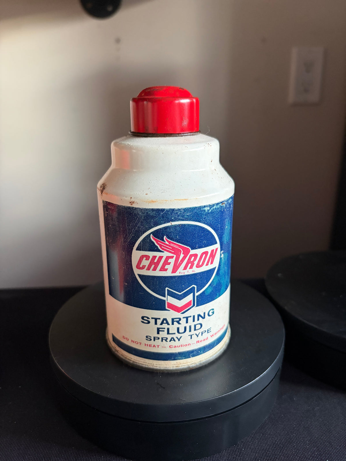 Chevron Starting Fluid Can