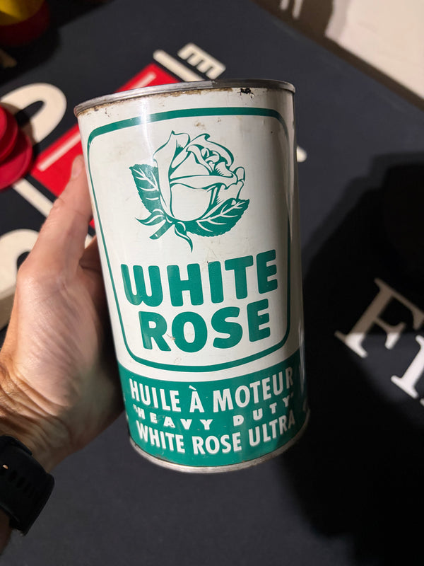 White Rose Ultra Motor Oil Can