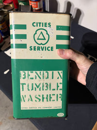 Vintage Cities Service Bendix Tumble Washer One Gallon Can