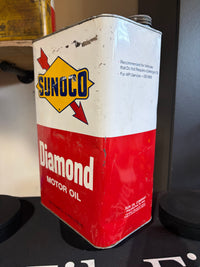 Sunoco Diamond 10 Quart Oil Can