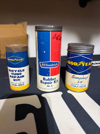 Goodyear x2 and 1 BF Goodrich Rubber Repair Kits