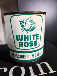 White Rose Grease Can with contents