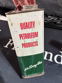 B/A British American 1 gallon oil can