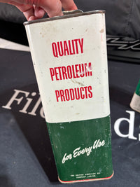 B/A British American 1 gallon oil can