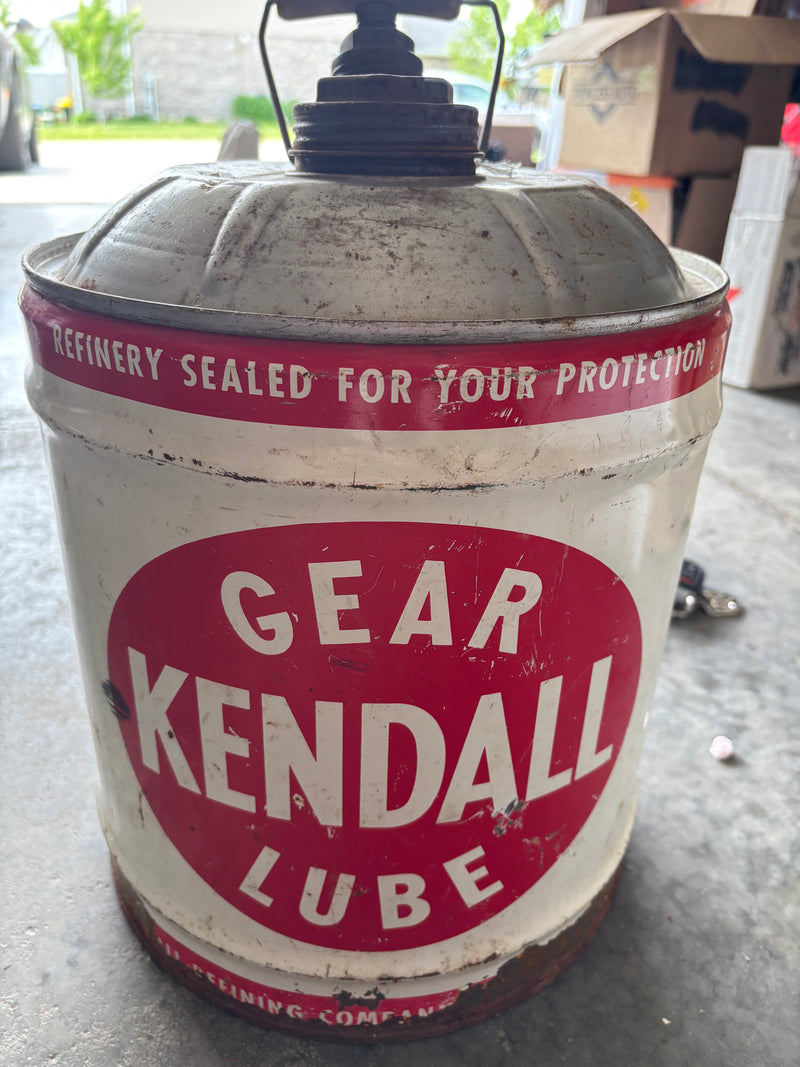 Kendall Gear Lube 5 gallon oil can