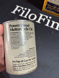 Harley Davidson Power cycle blend motorcycle Full oil can