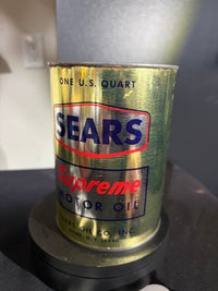 Sears Supreme Motor Oil Can