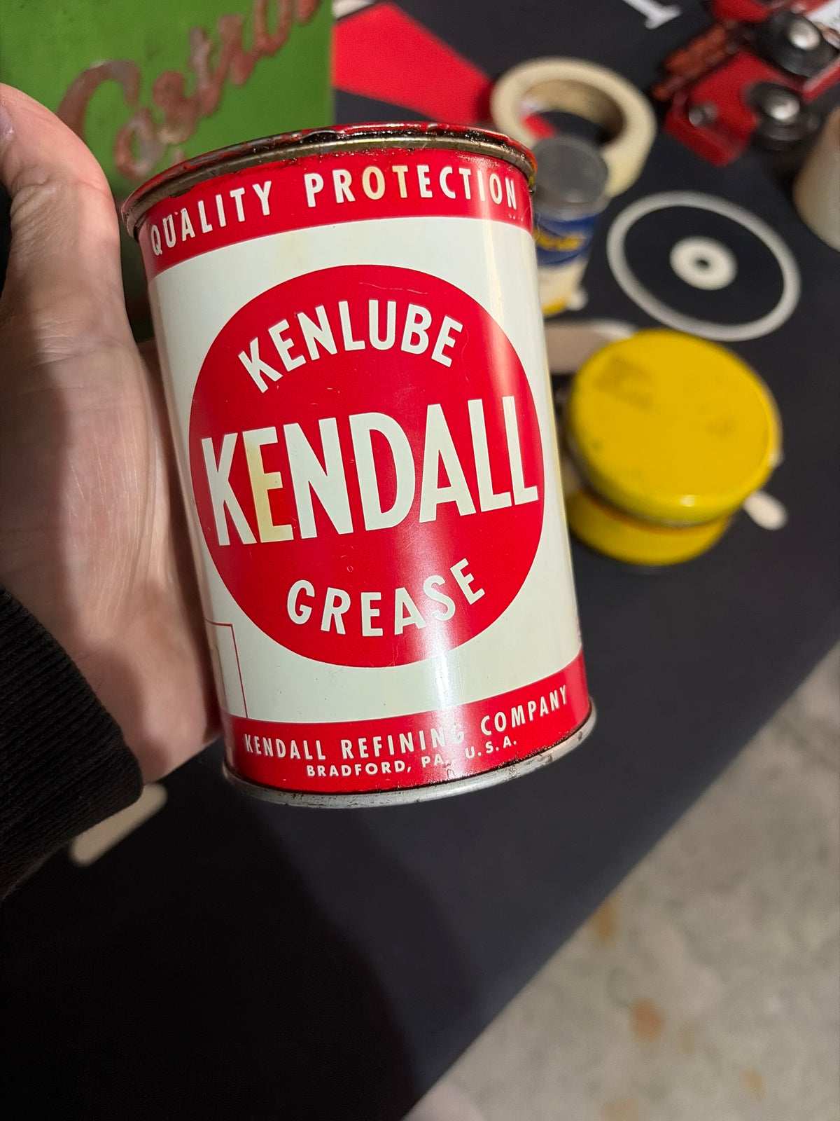 Kendall Grease Can