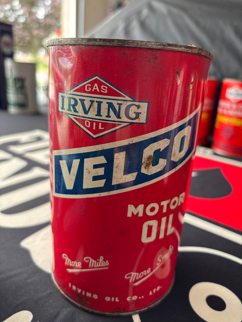 Irving Velco motor oil (red)
