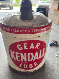Kendall Gear Lube 5 gallon oil can