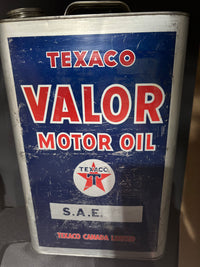 Texaco Valor 2 gallon can