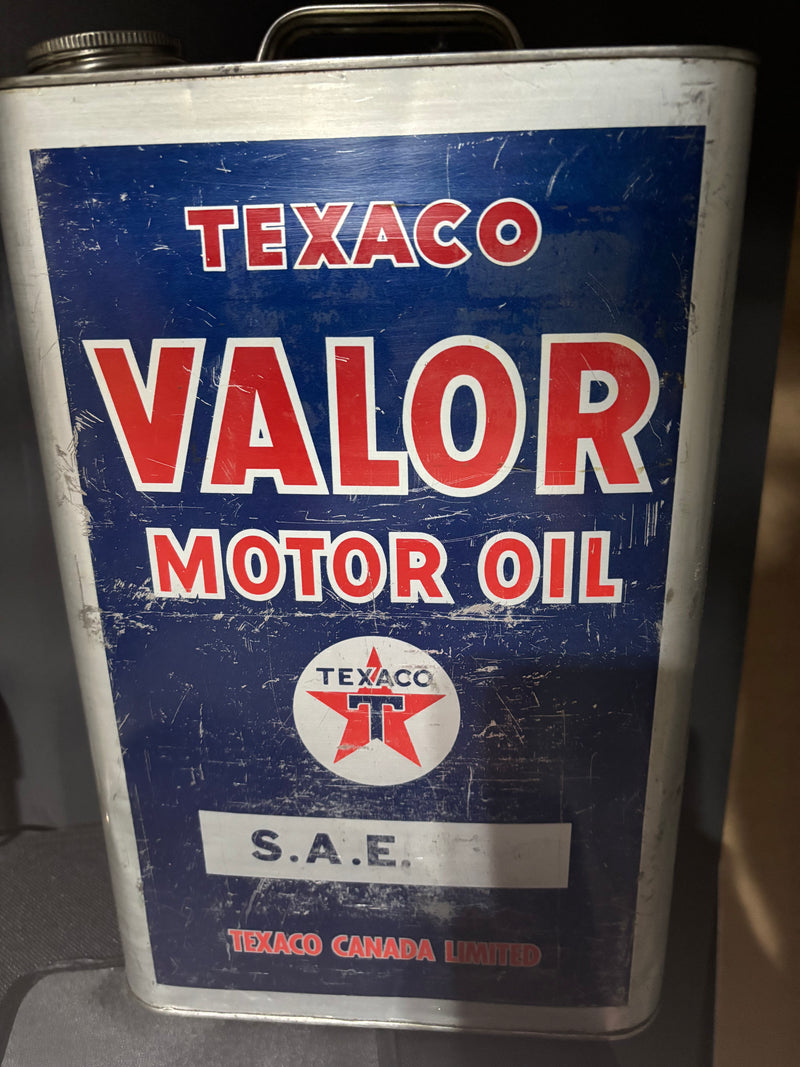 Texaco Valor 2 gallon can
