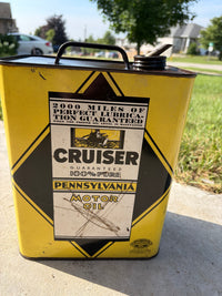 Cruiser 100% Pennsylvania 2 gallon oil can