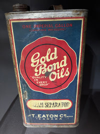 Gold Bond Oils 1 gallon can