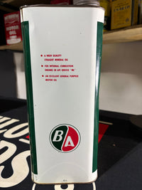 B/A British American Autolene 2 Gallon Oil Can