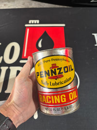 Pennzoil racing composite oil can