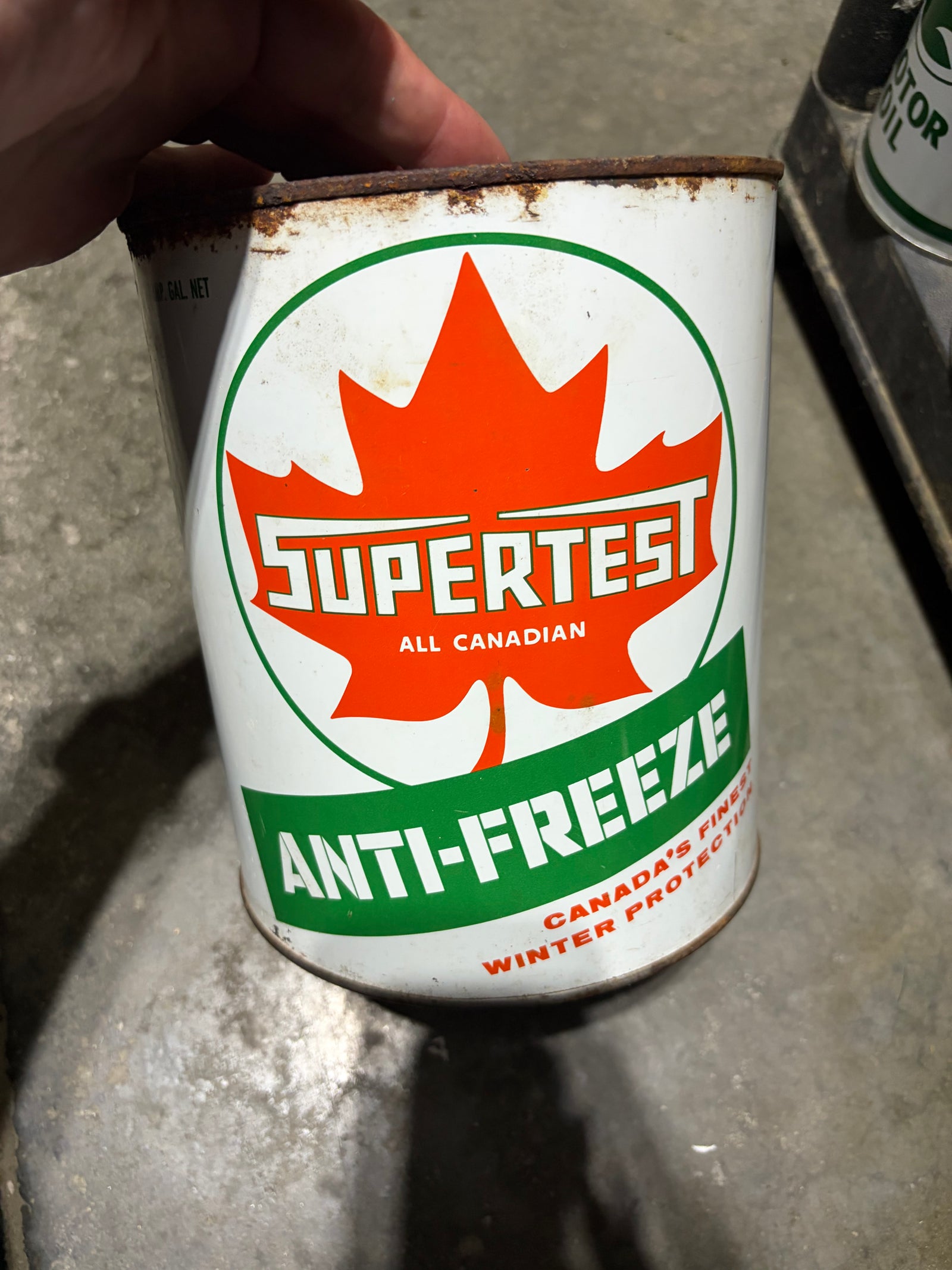 Supertest 1 gallon Antifreeze Can