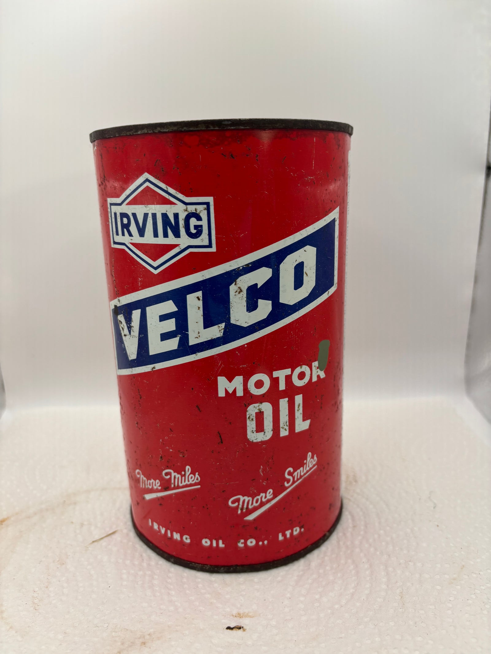 Irving Velco Motor Oil Can (red)