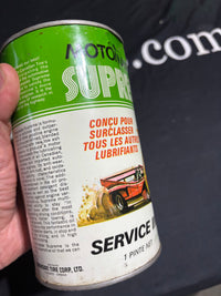 Motomaster Supreme CTC Full oil can
