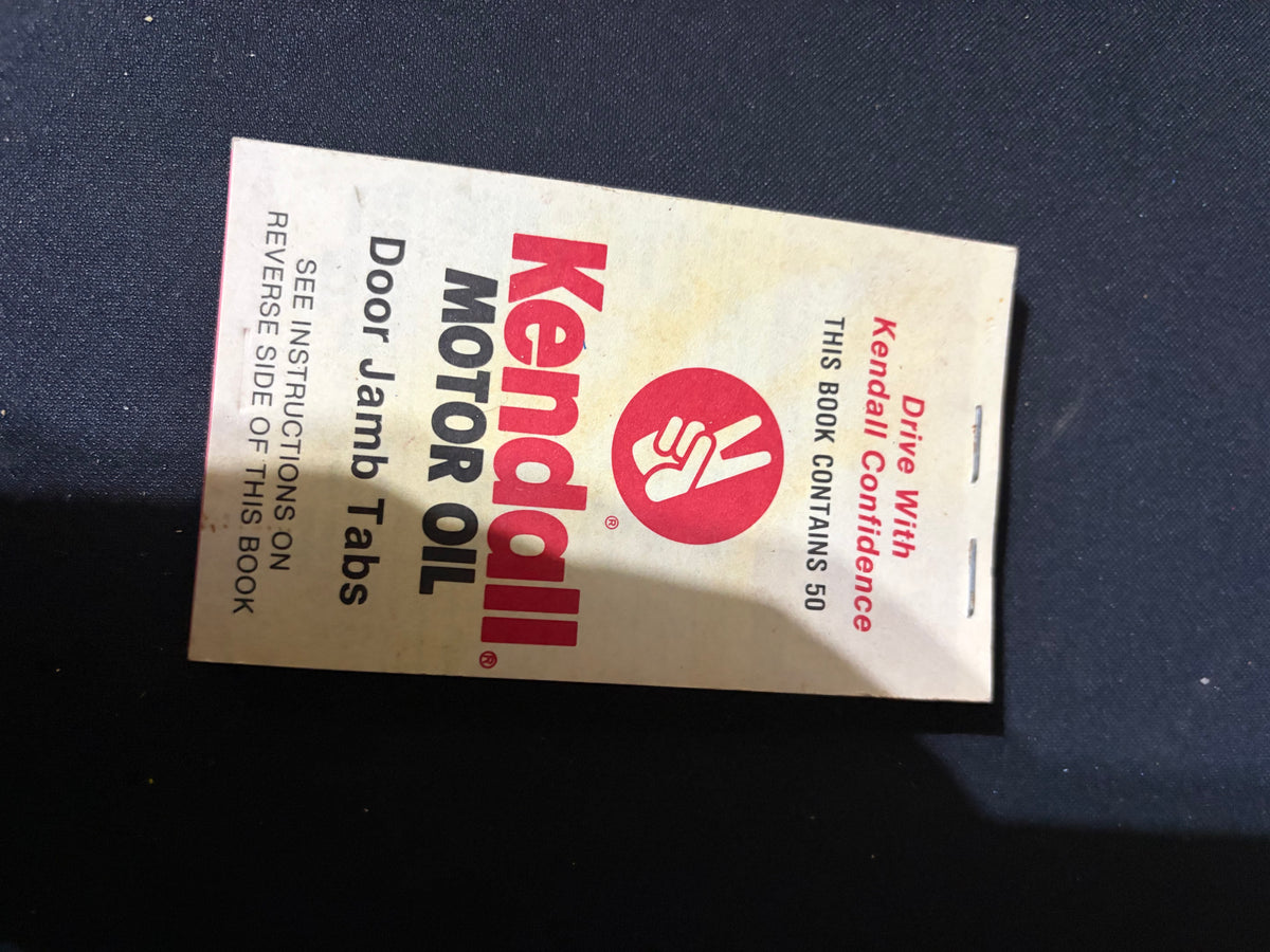 Kendall Oil Change Sticker (50)
