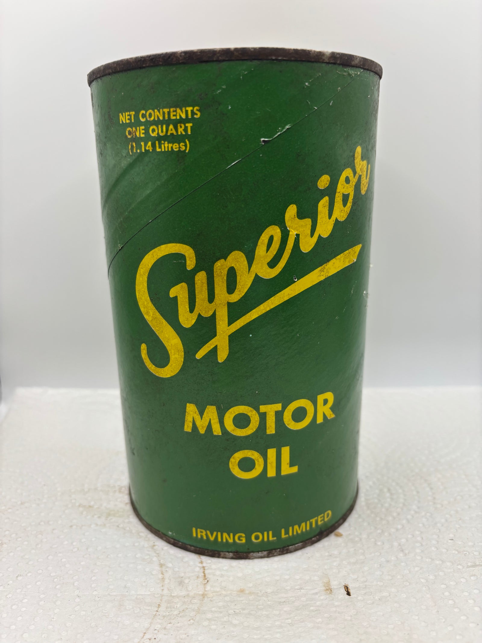 Rarer Irving Superior Composite Oil Can