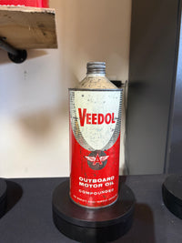 Veedol Outboard Cone Top Oil Can
