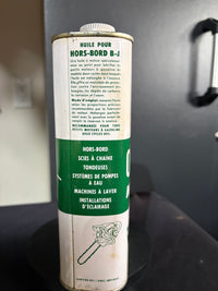 B/A Outboard & Utility Motor Oil Flat Quart Can