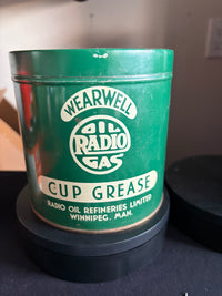 Wearwell oil radio has cup grease 5lb