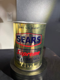 Sears Supreme Motor Oil Can