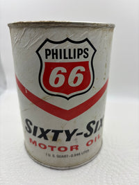 Phillips 66 Sixty-Six Motor Oil Can