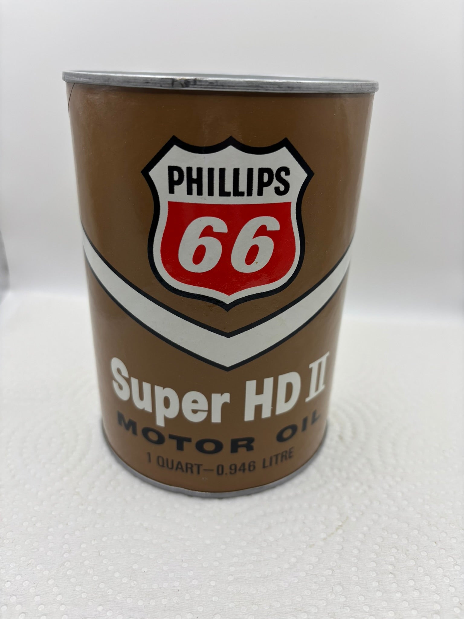 Phillips 66 Super HD II Motor Oil Can