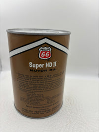 Phillips 66 Super HD II Motor Oil Can