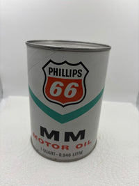 Phillips 66 MM Motor Oil Can