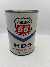Phillips 66 HDS Motor Oil Can