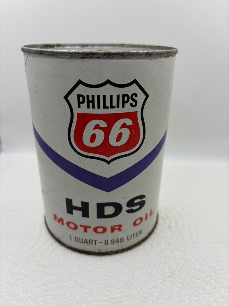 Phillips 66 HDS Motor Oil Can