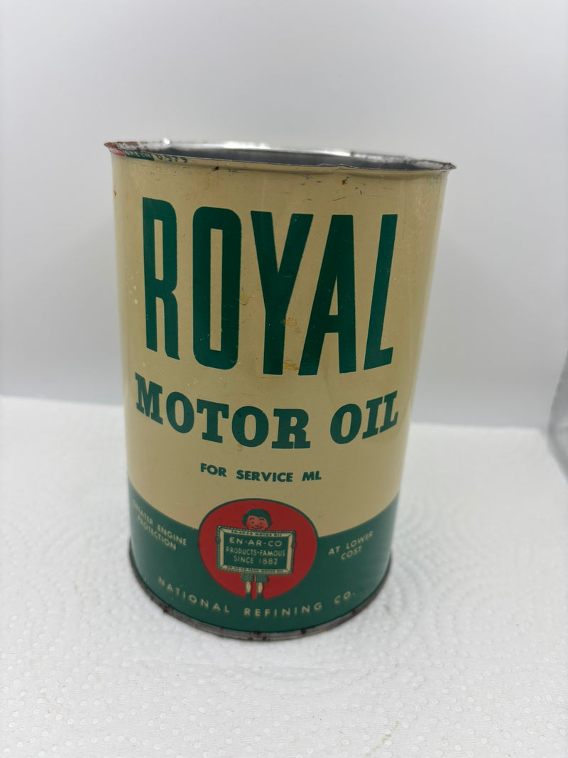 Royal Motor Oil En-ar-co (never been filled)